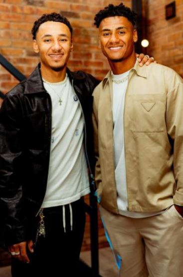 Two of Delsi-May sons Jordan and Ollie Watkins